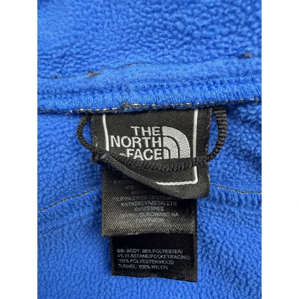 The North Face Apex Elevation Jacket Men LG Gray Blue Full Zip Hooded Insulated